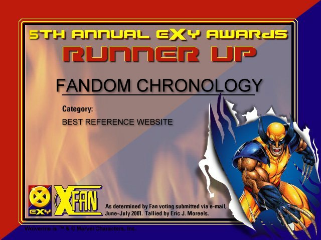 Runner Up in the 5th Annual Exy Awards in the Best Reference Site category